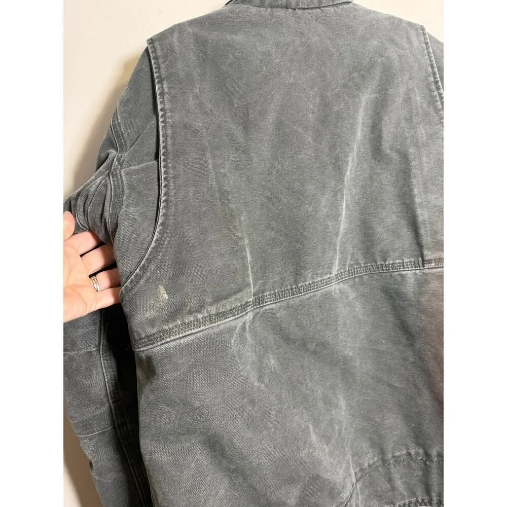 VTG Carhartt Full Swing Sherpa Lined Jacket No Logo Men's Size M